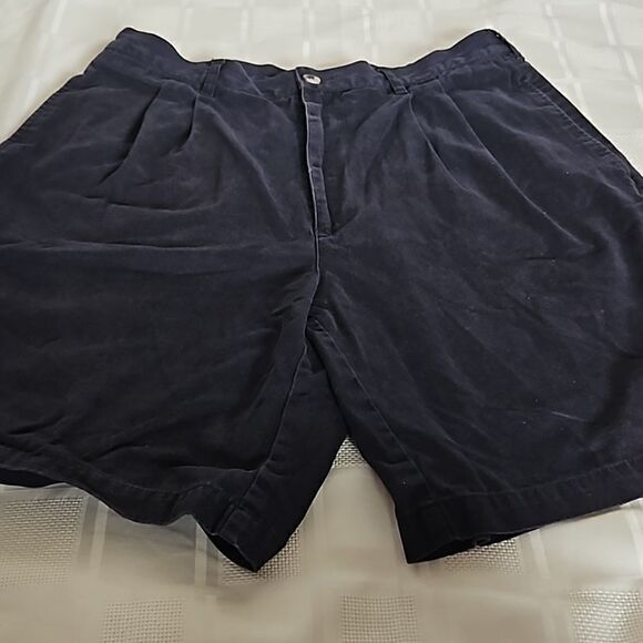 R&R Classic Men's Cotton Shorts Navy Blue Size 32 - Picture 16 of 16